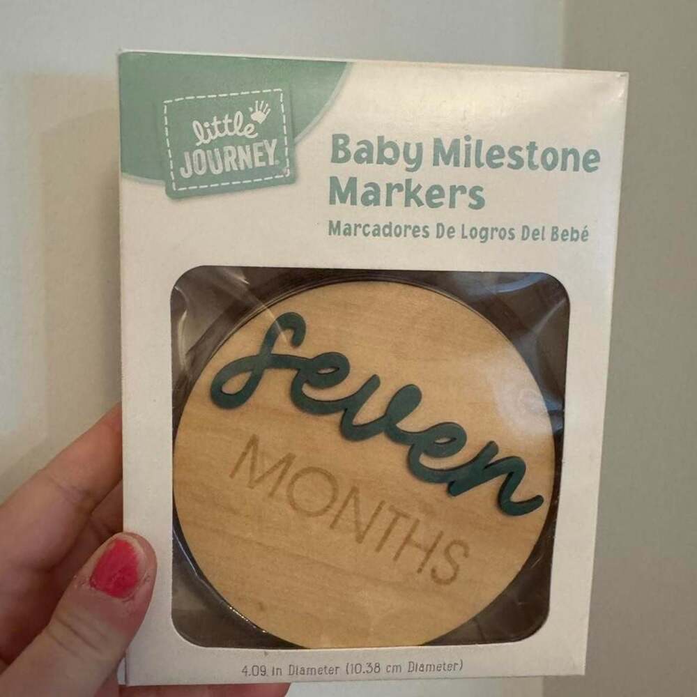 Little Journey Baby Milestone Markers Monthly Photo Prop Set